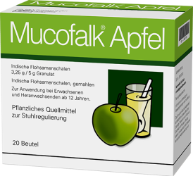 mucofalk-apfel-beutel-packshot-flohsamenschalen-gegen-haemorrhoiden-reizdarm-verstopfung-durchfall
